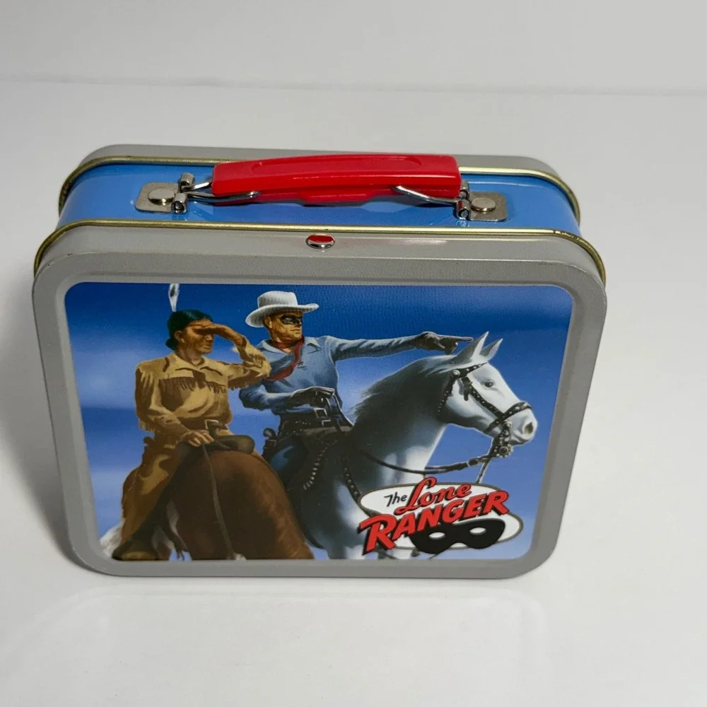 2001 Cheerios 60th Anniversary Lone Ranger Commemorative Mini Lunch Box Tin